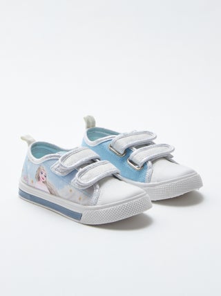 Ténis com luzes e tiras de velcro 'Frozen' 'Disney'