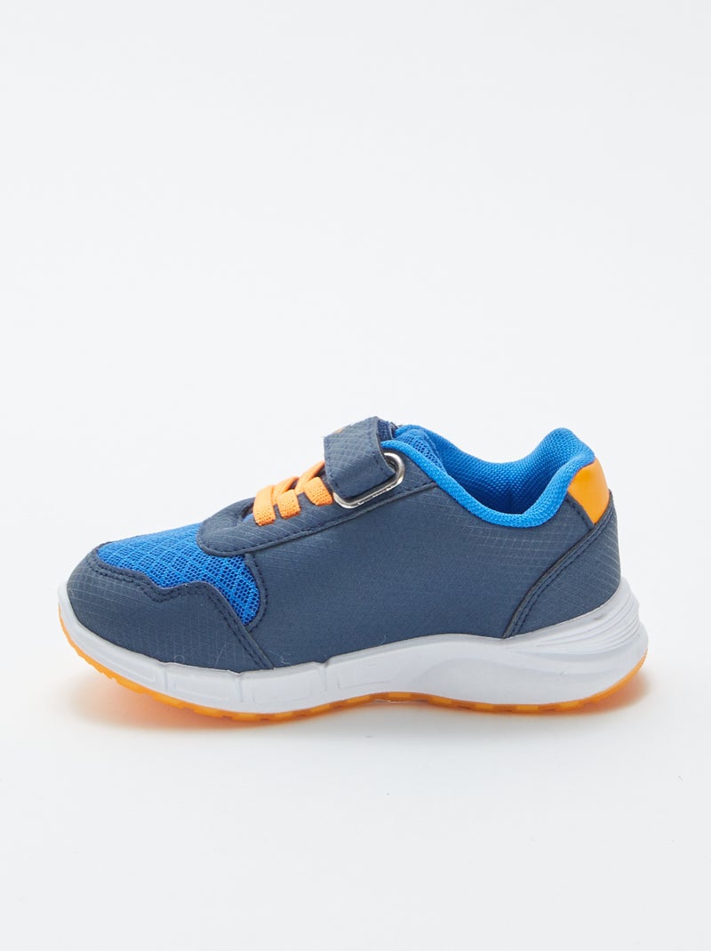 Ténis com luzes e tiras de velcro 'Patrulha Pata' AZUL - Kiabi