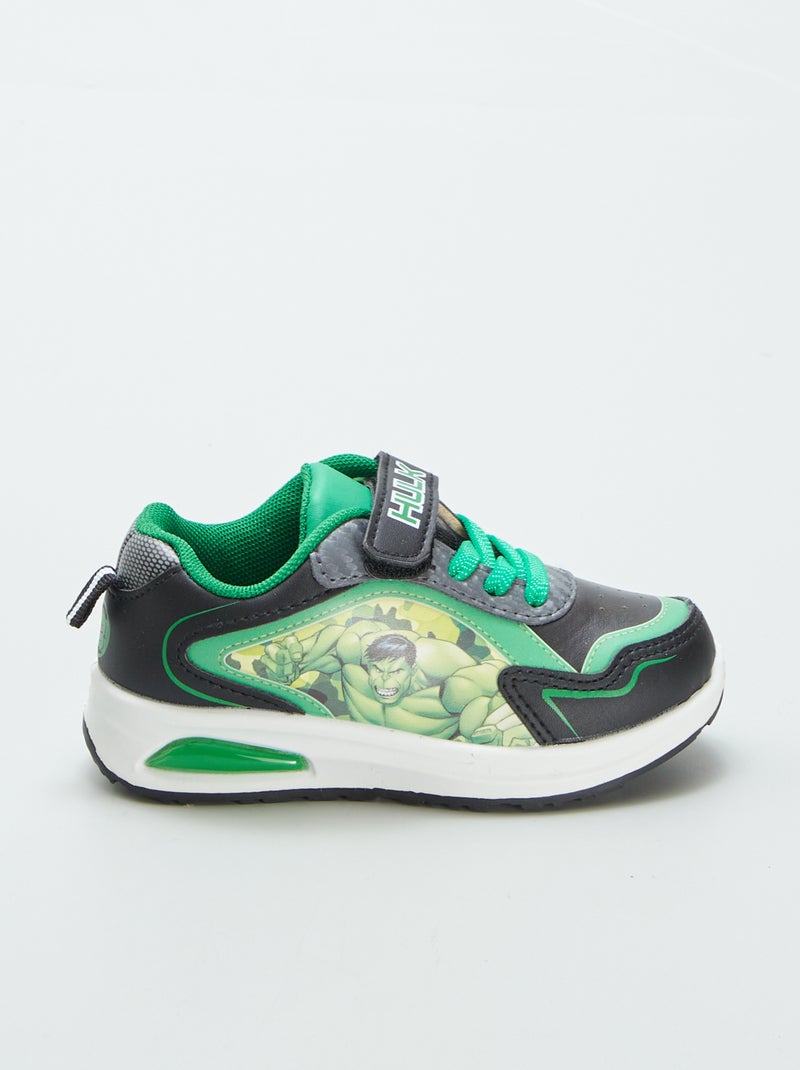 Ténis com luzes 'Hulk' PRETO - Kiabi