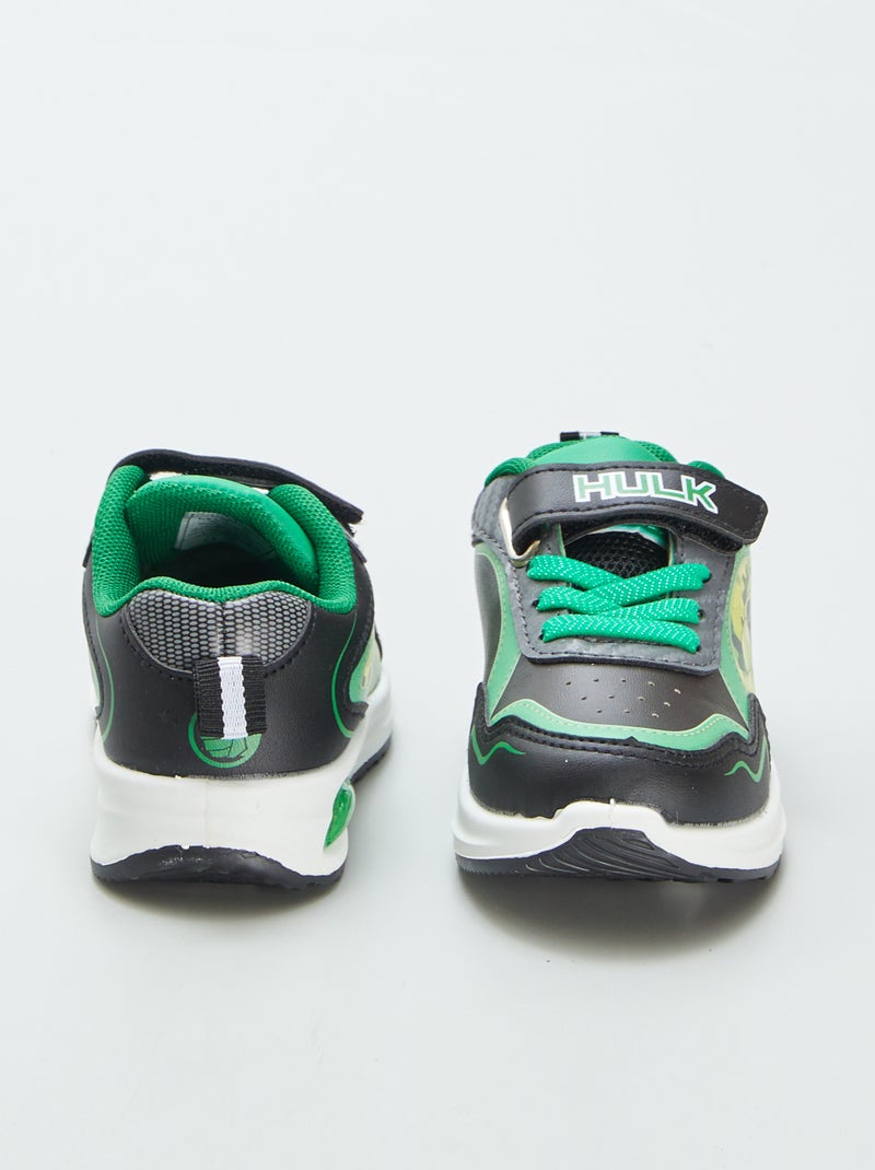 Ténis com luzes 'Hulk' PRETO - Kiabi