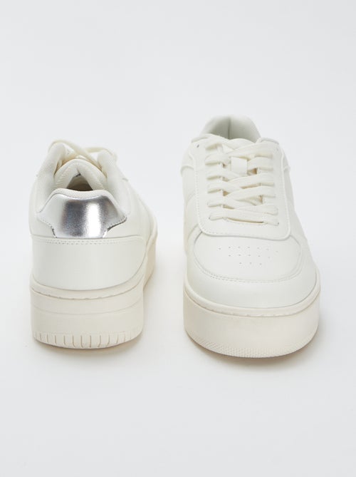 Ténis com salto de cunha - Kiabi