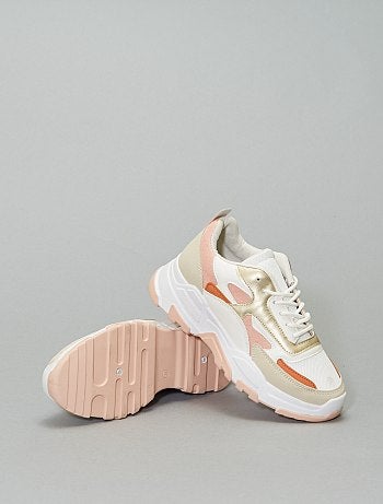 Ténis com sola grossa - Kiabi