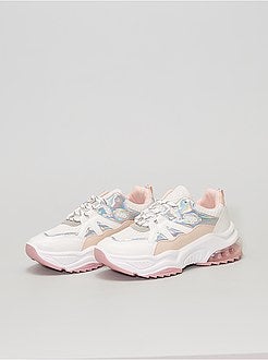 Ténis com sola grossa - Kiabi