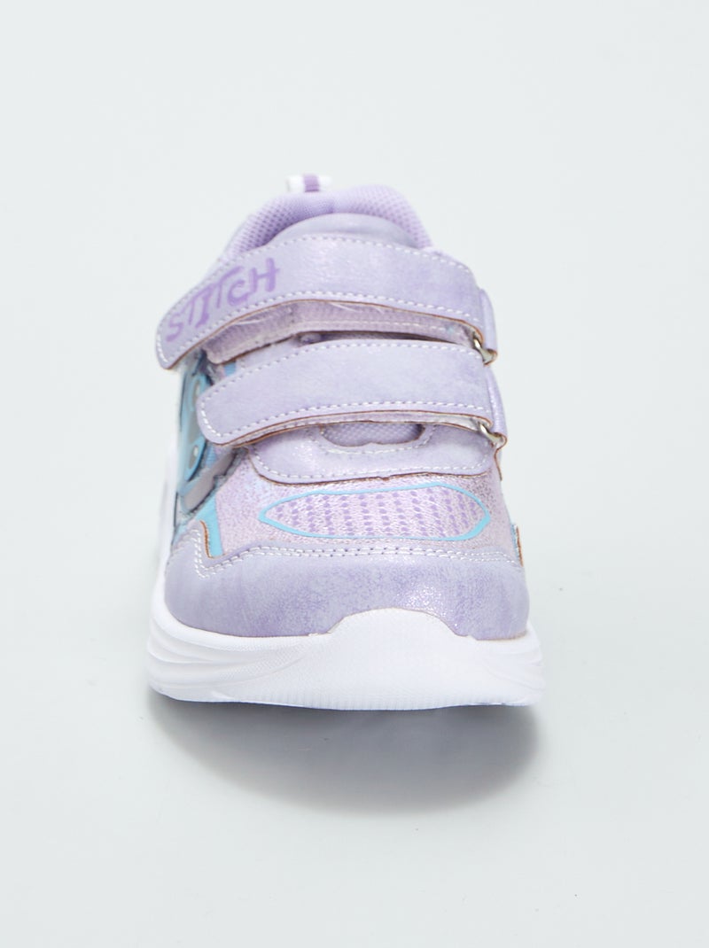 Ténis com tiras de velcro com LED 'Stitch' 'Disney' ROSA - Kiabi