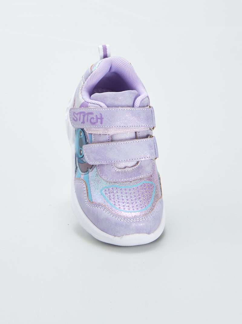 Ténis com tiras de velcro com LED 'Stitch' 'Disney' ROSA - Kiabi