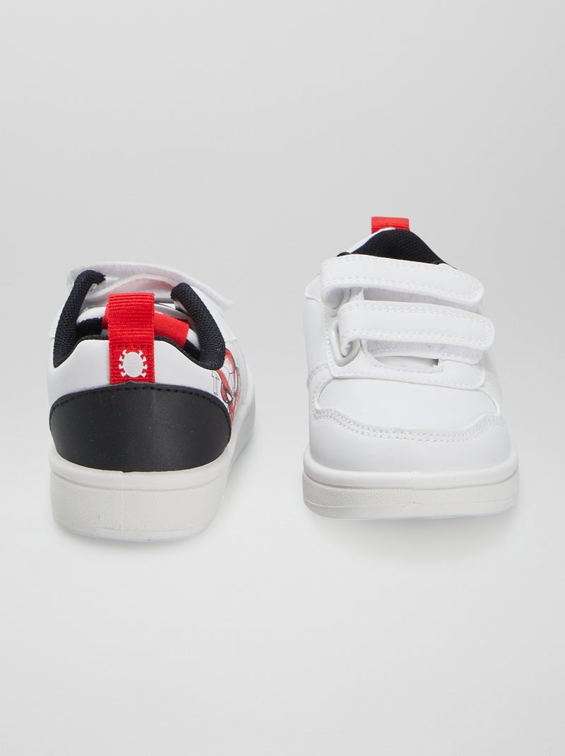 Ténis com tiras de velcro 'Homem-Aranha' 'Marvel' BRANCO - Kiabi