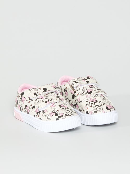 Ténis com tiras de velcro 'Minnie' - Kiabi