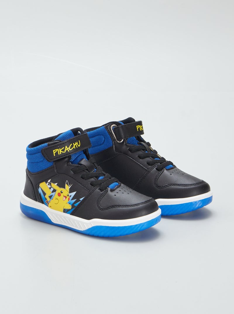 Ténis com tiras de velcro 'Pikachu' PRETO - Kiabi