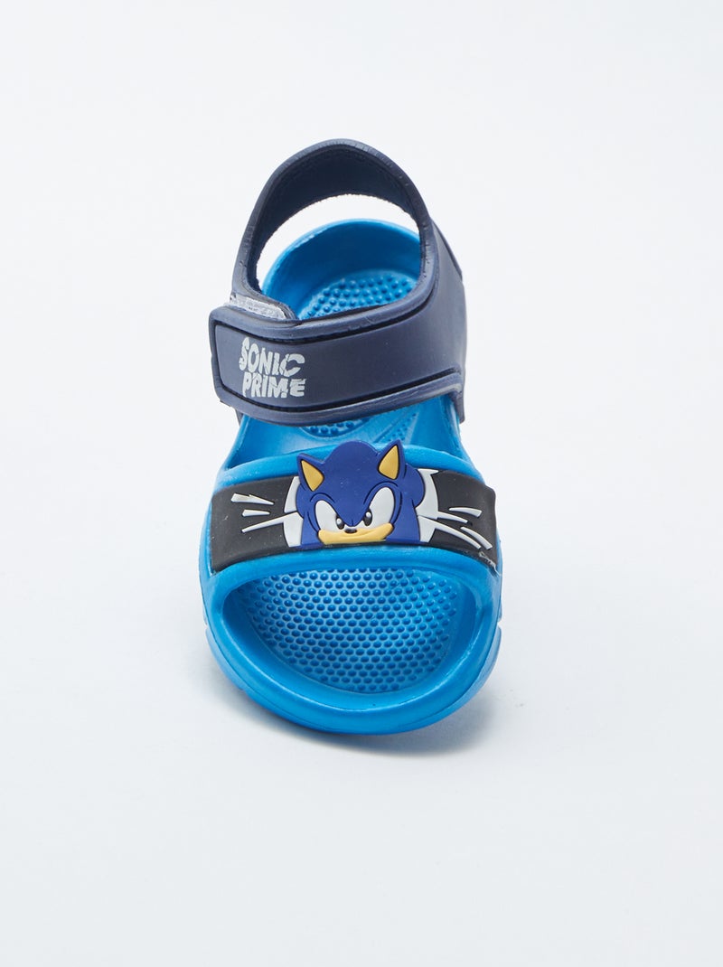 Ténis com tiras de velcro 'Sonic' 'SEGA' AZUL - Kiabi