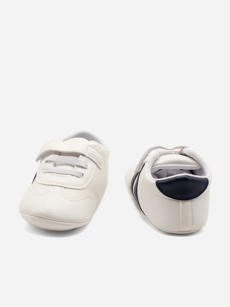 Ténis com velcro Azul escuro - Kiabi
