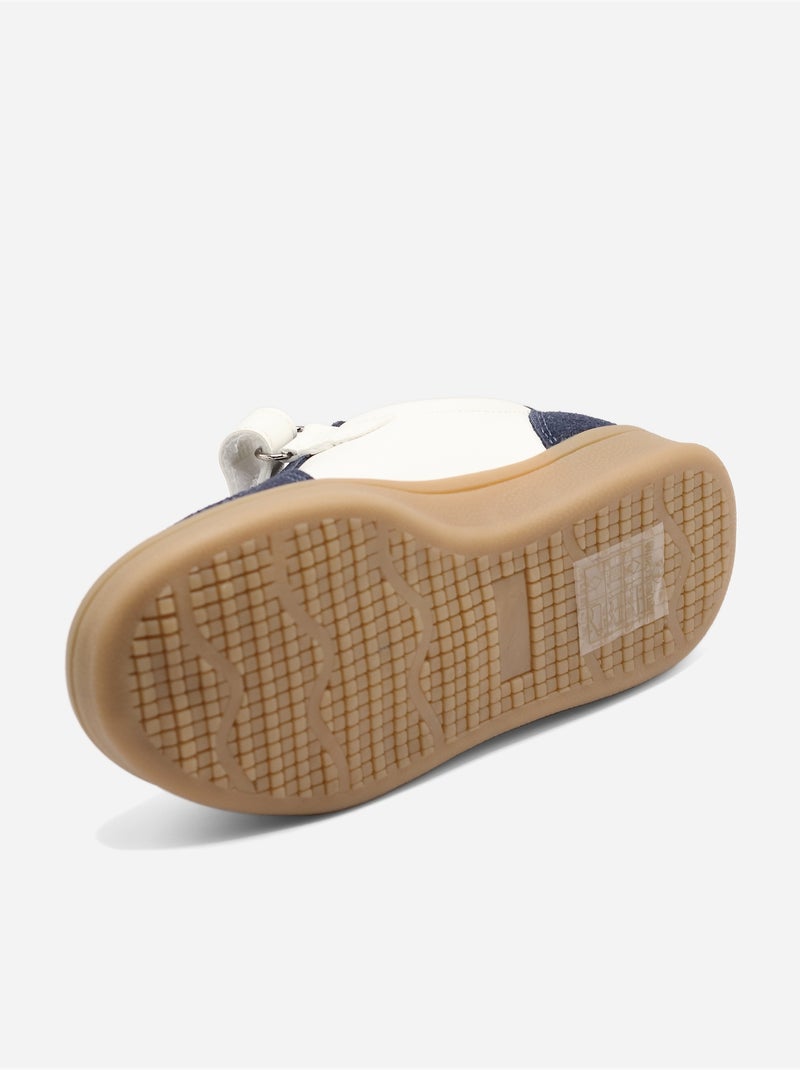Ténis com velcro Azul escuro - Kiabi