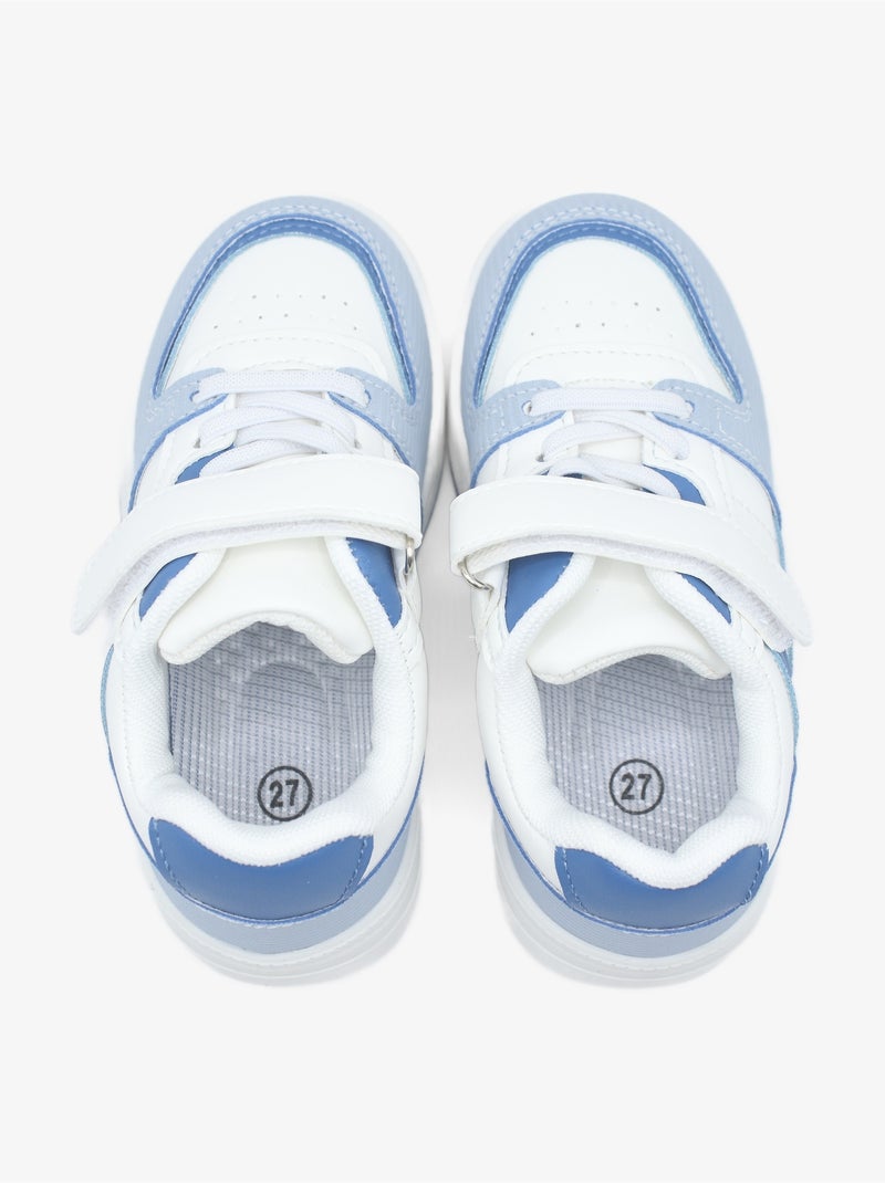 Ténis com velcro Azul - Kiabi