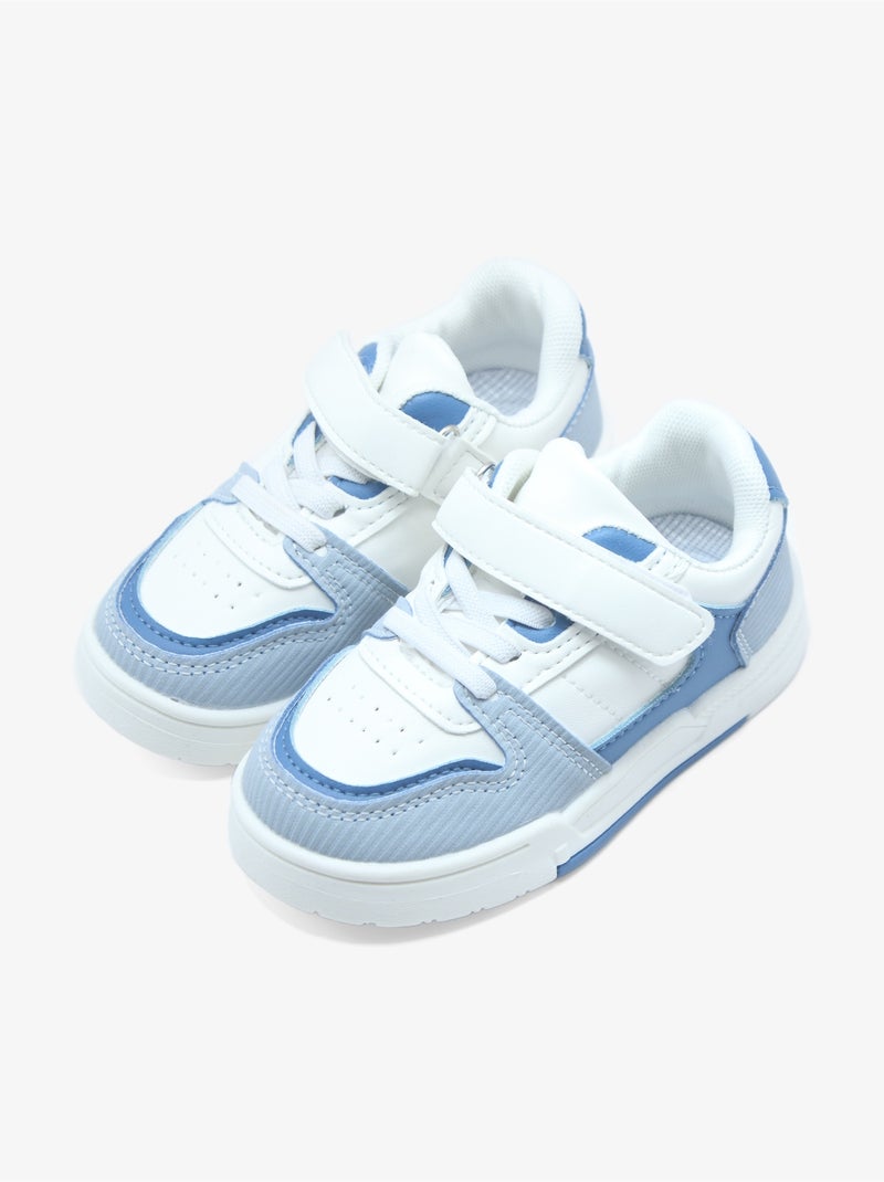 Ténis com velcro Azul - Kiabi