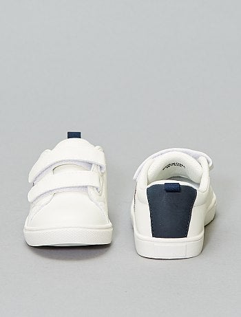 Ténis com velcro bordados 'raio' - Kiabi