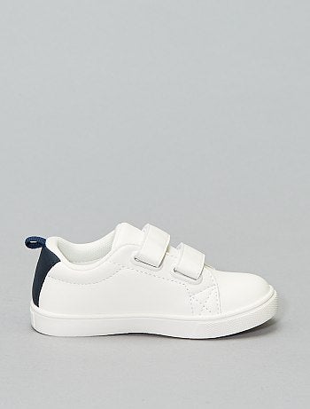 Ténis com velcro bordados 'raio' - Kiabi