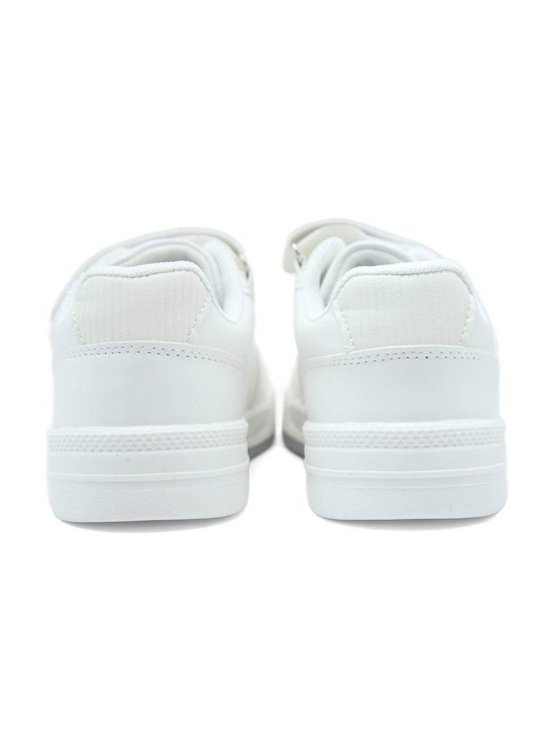 Ténis com velcro Branco - Kiabi