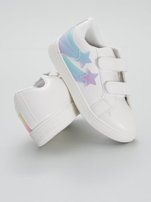 Ténis com velcro 'estrela cadente' - Kiabi