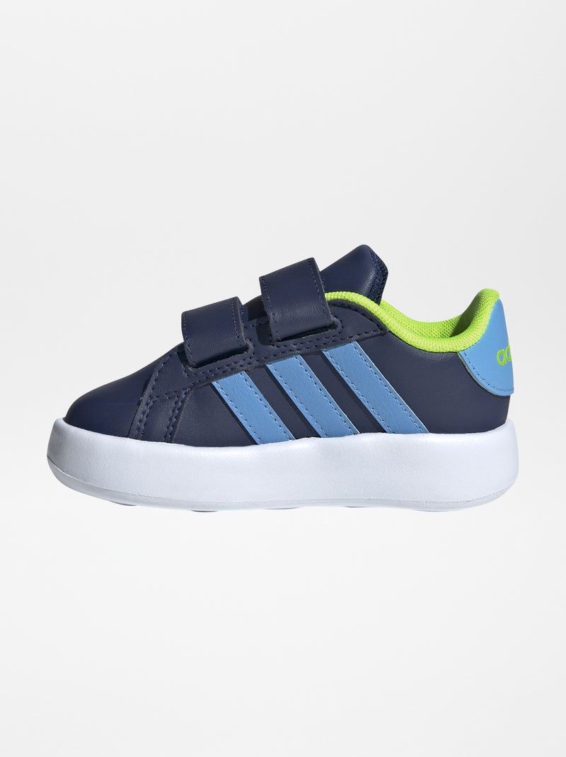 Ténis com velcro 'Grand Court' 'Adidas' AZUL - Kiabi