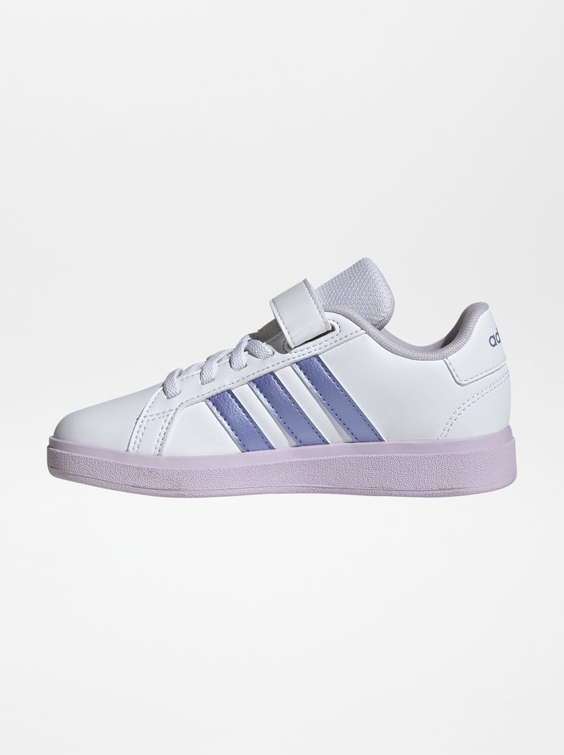 Ténis com velcro 'Grand court' 'Adidas' BRANCO - Kiabi