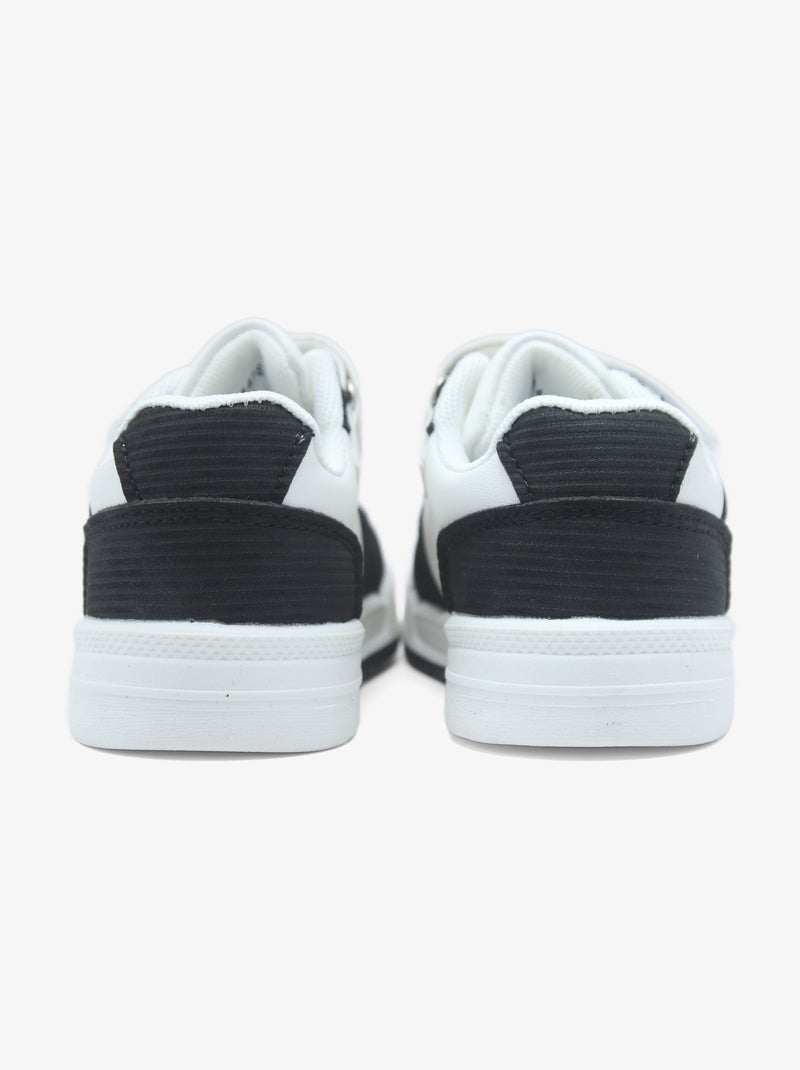 Ténis com velcro Preto - Kiabi
