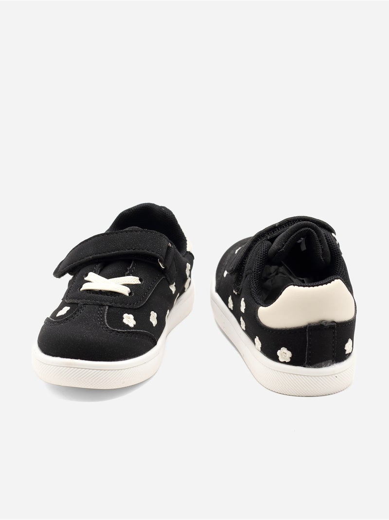 Ténis com velcro Preto - Kiabi