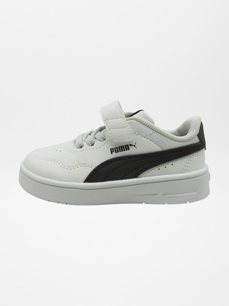 Ténis com velcro 'Puma' Branco - Kiabi