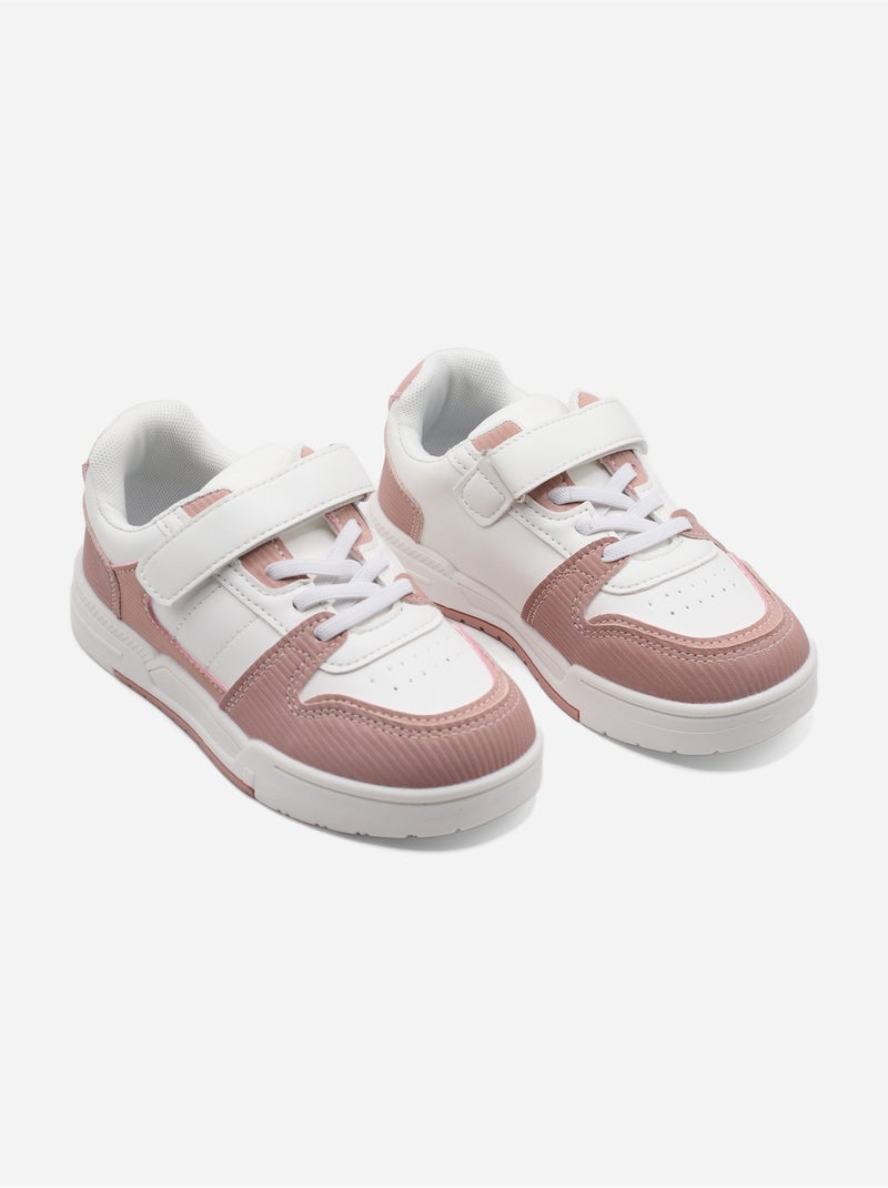 Ténis com velcro Rosa - Kiabi