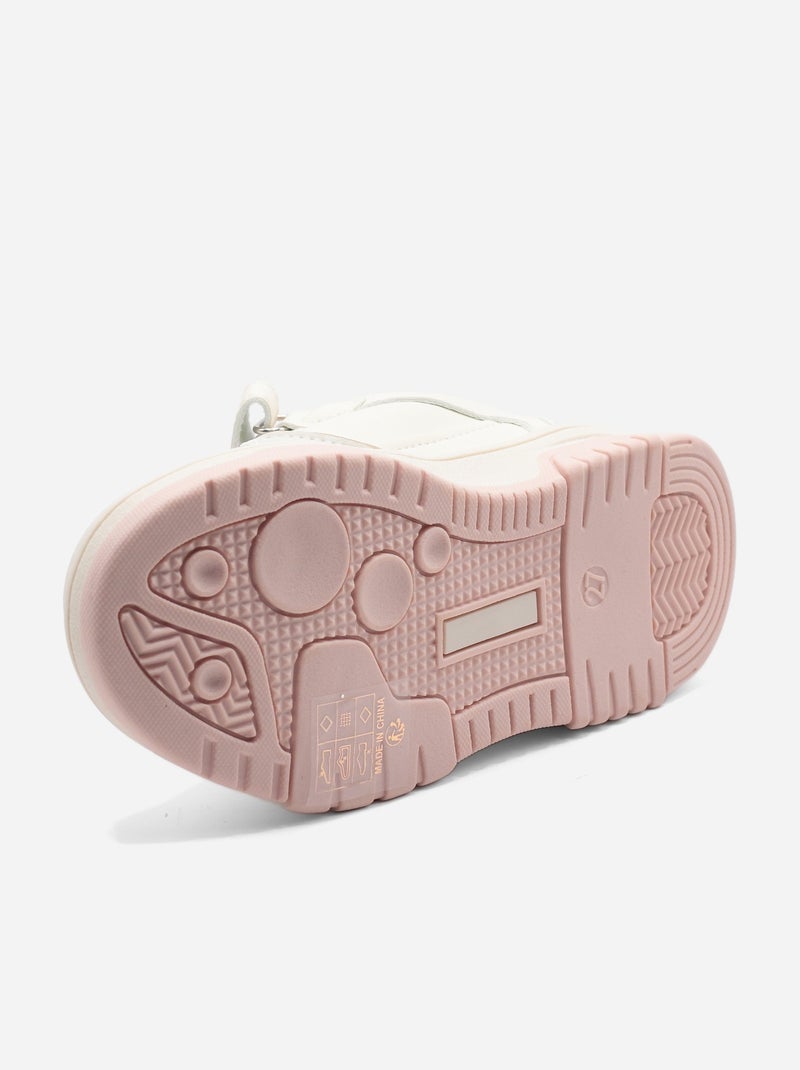 Ténis com velcro Rosa - Kiabi