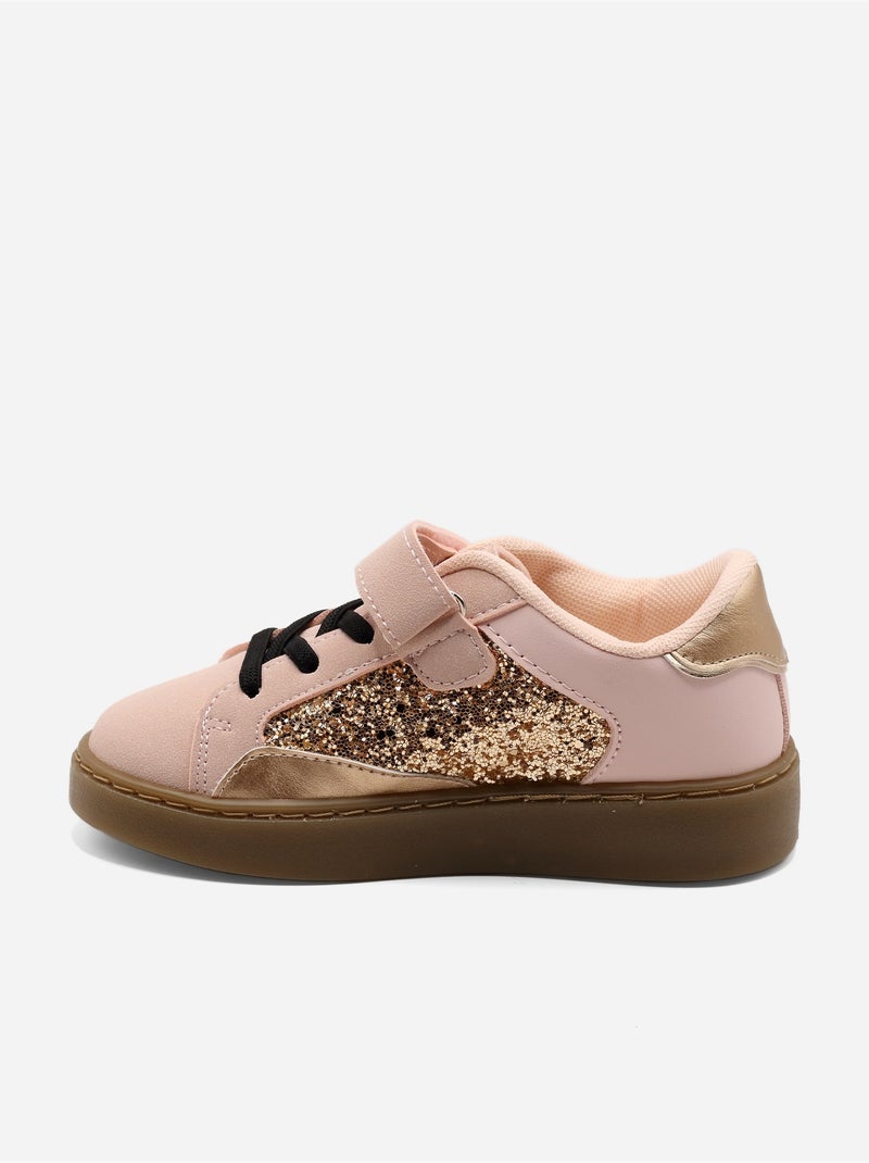Ténis com velcro Rosa - Kiabi