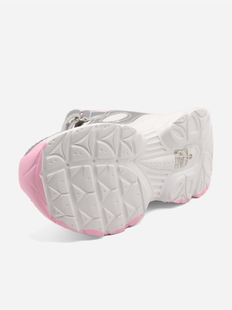 Ténis com velcro Rosa - Kiabi