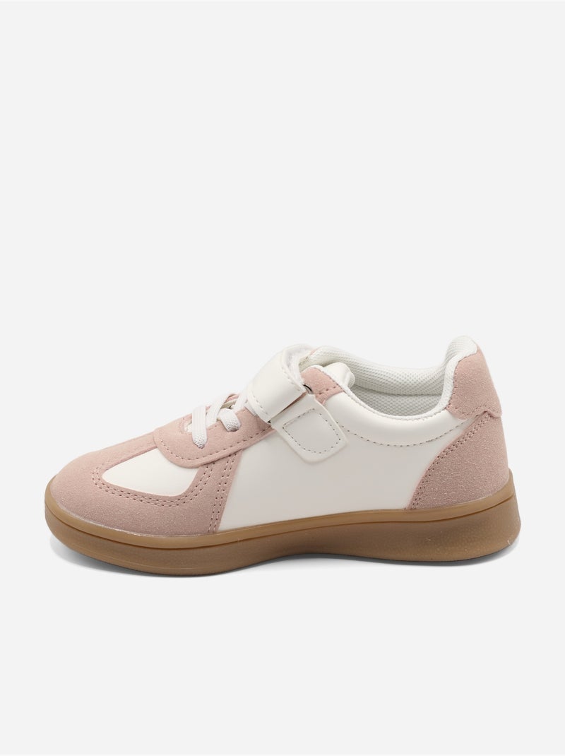 Ténis com velcro Rosa - Kiabi