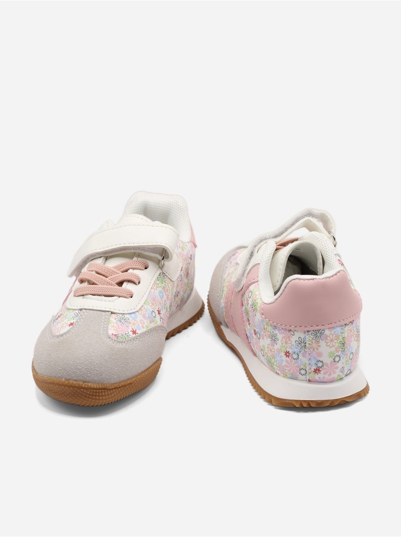 Ténis com velcro Rosa - Kiabi
