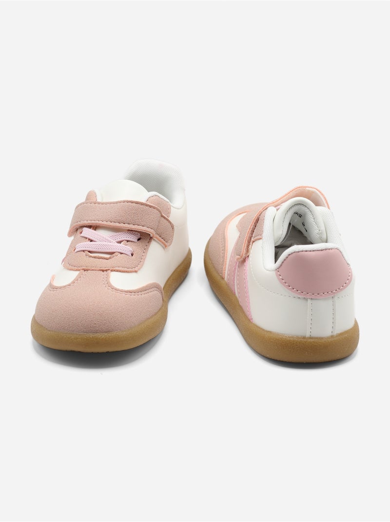 Ténis com velcro Rosa - Kiabi