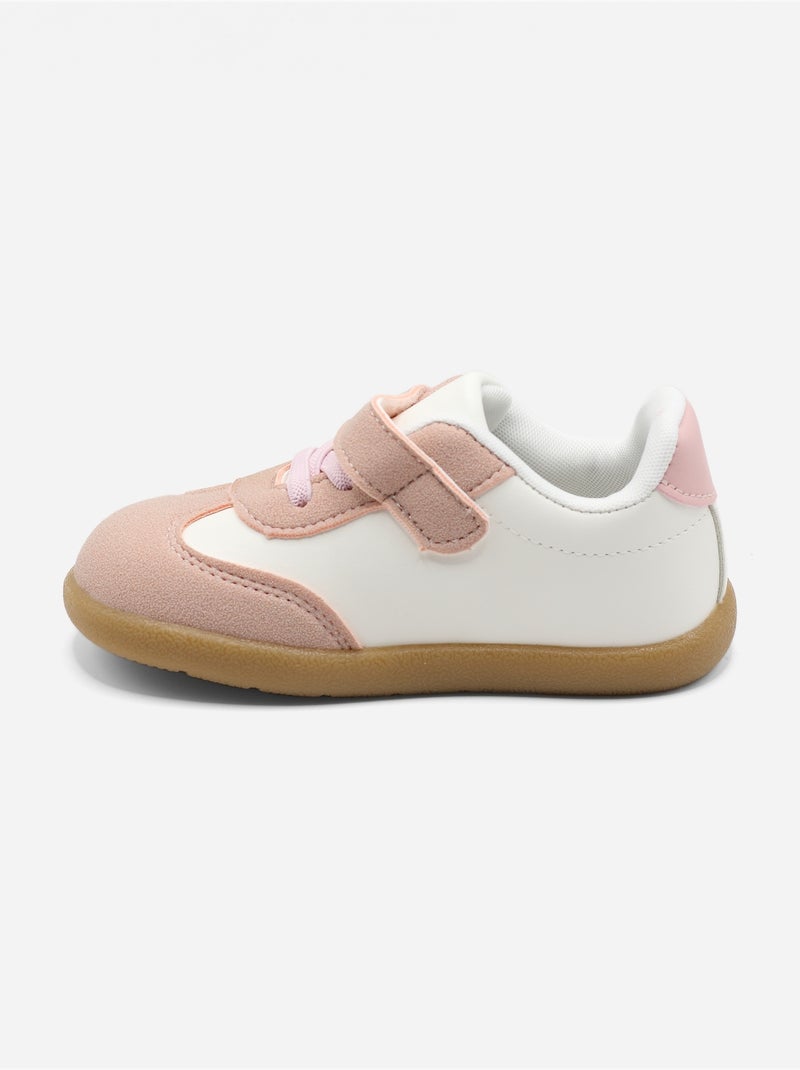 Ténis com velcro Rosa - Kiabi