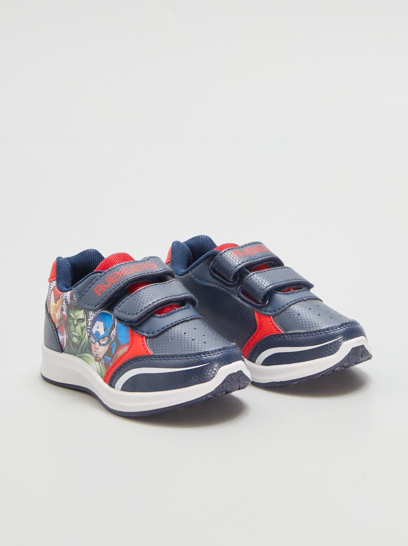 Ténis com velcro 'Vingadores' AZUL - Kiabi