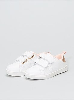 Ténis com velcros arrendados - Kiabi