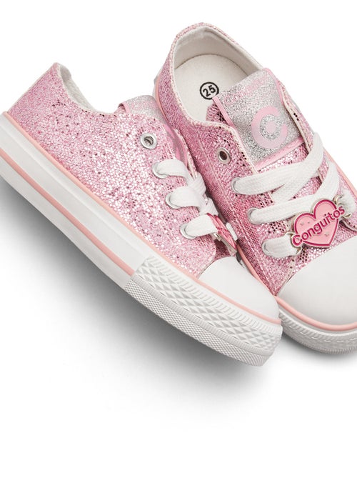 Ténis Conguitos Altas Glitter - Kiabi Ténis Conguitos Altas Glitter - Kiabi