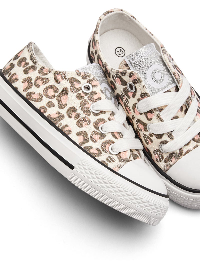 Ténis Conguitos Bajas Leopardo Multicolorido - Kiabi