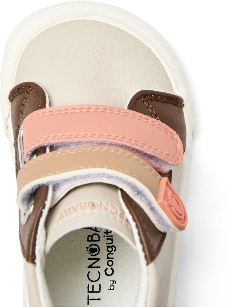 Ténis conguitos barefoot goflex Bege - Kiabi