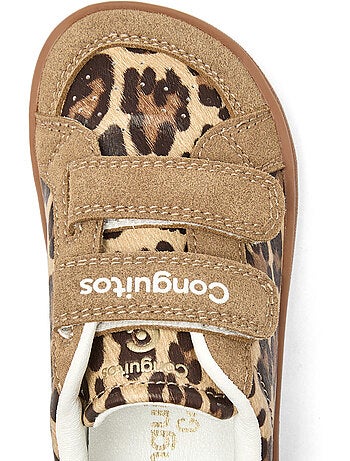 Ténis conguitos barefoot goflex leopardo