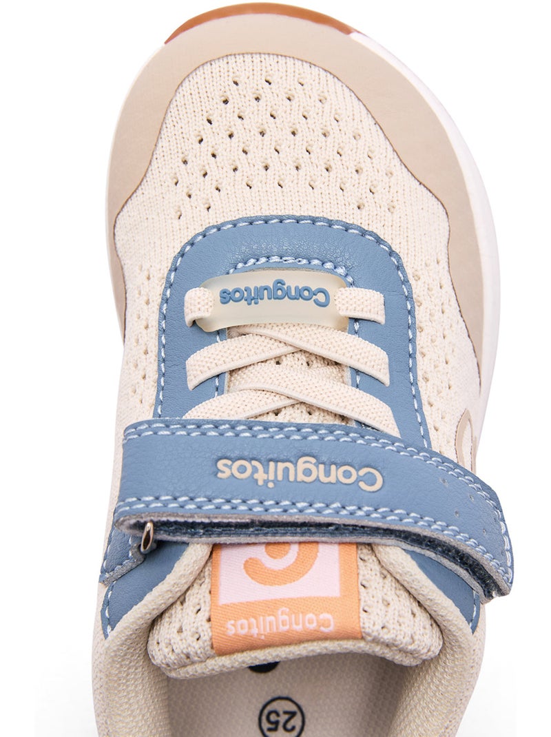 Ténis conguitos barefoot goflex luces Bege - Kiabi