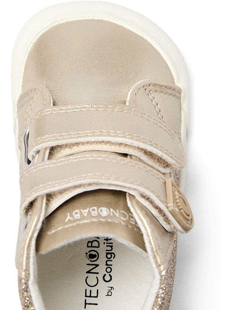 Ténis conguitos barefoot goflex Ouro - Kiabi