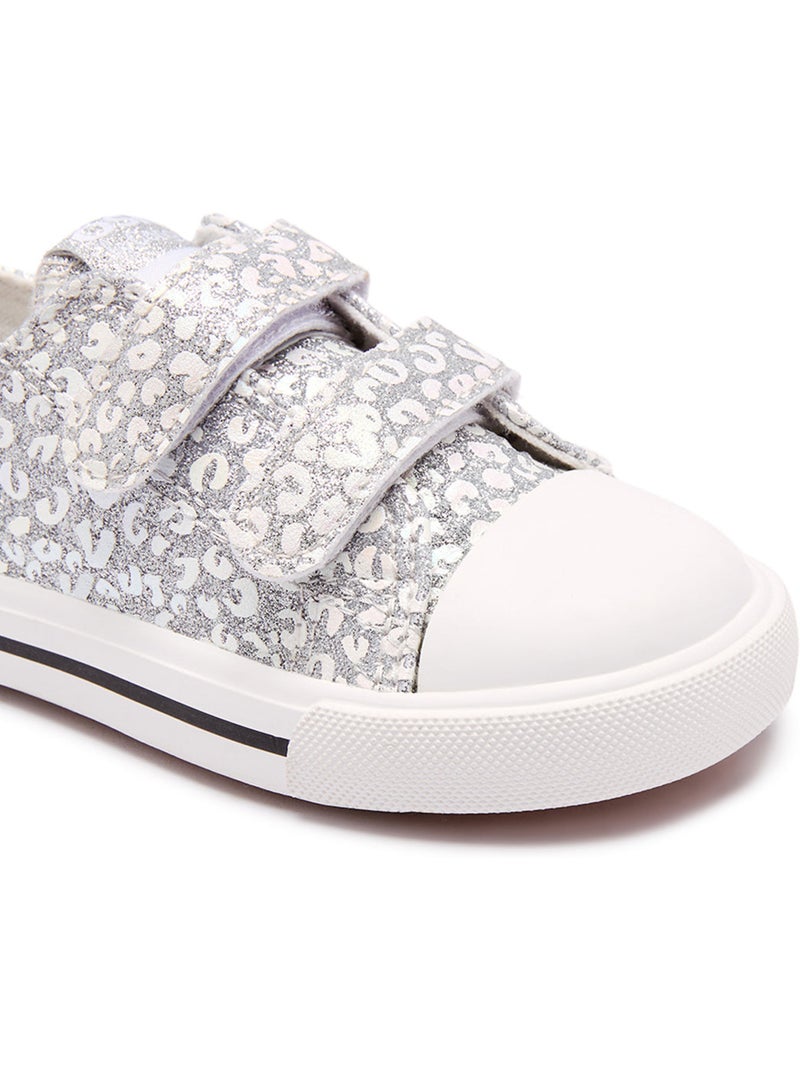Ténis conguitos canvas glitter Prata - Kiabi