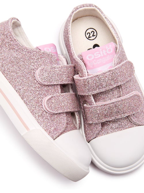 Ténis conguitos canvas glitter - Kiabi