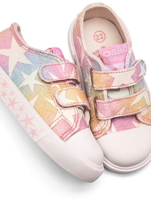 Ténis conguitos estampado estrellas bebés - Kiabi Ténis conguitos estampado estrellas bebés - Kiabi