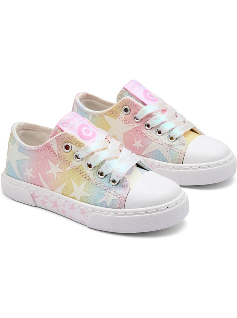 Ténis conguitos estampado estrellas brillo Multicolorido - Kiabi