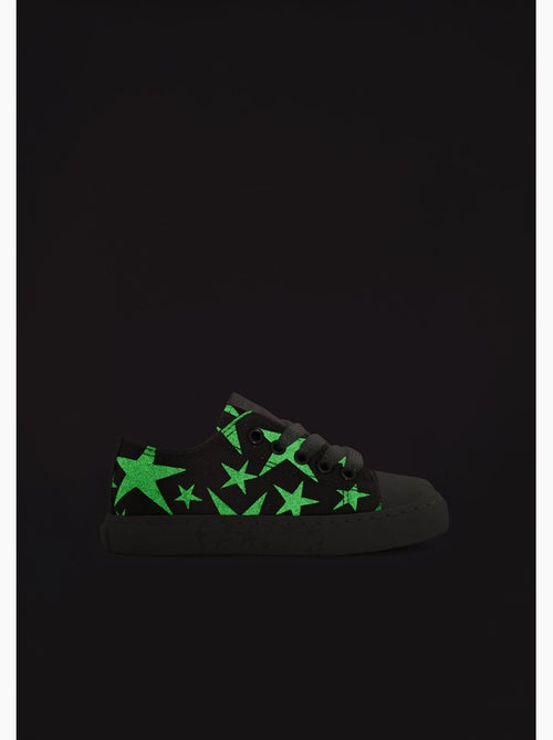 Ténis conguitos estampado estrellas brillo - Kiabi