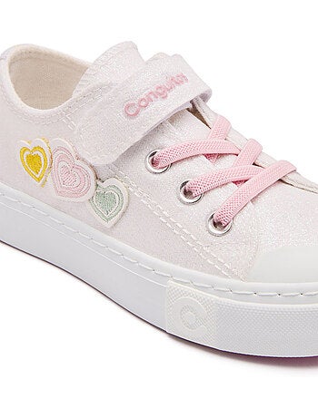 Ténis conguitos glitter corazón