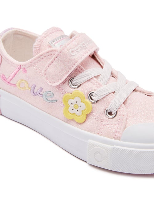Ténis conguitos glitter floral - Kiabi Ténis conguitos glitter floral - Kiabi