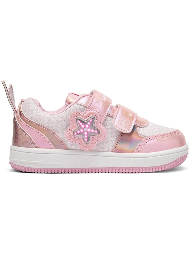 Ténis conguitos glitter luces estrella Rosa - Kiabi